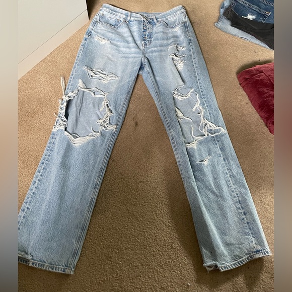 American eagle boyfriend jeans size 8 - Picture 1 of 2